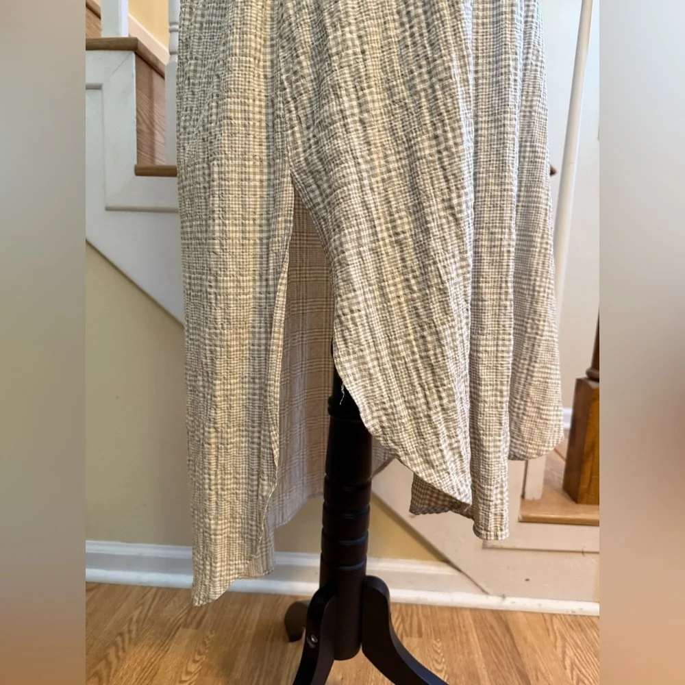 MAEVE Anthropologie Plaid Shirt Dress Medium - Picture 8 of 10
